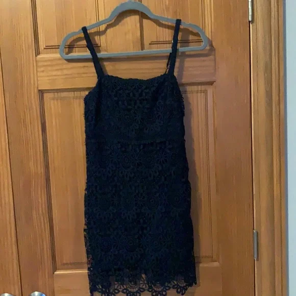 Hollister Navy Lace Dress